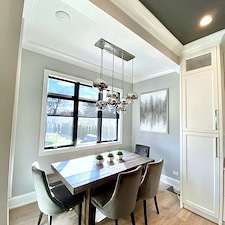 Interior Painting of New Construction Home in Glenview, IL 2